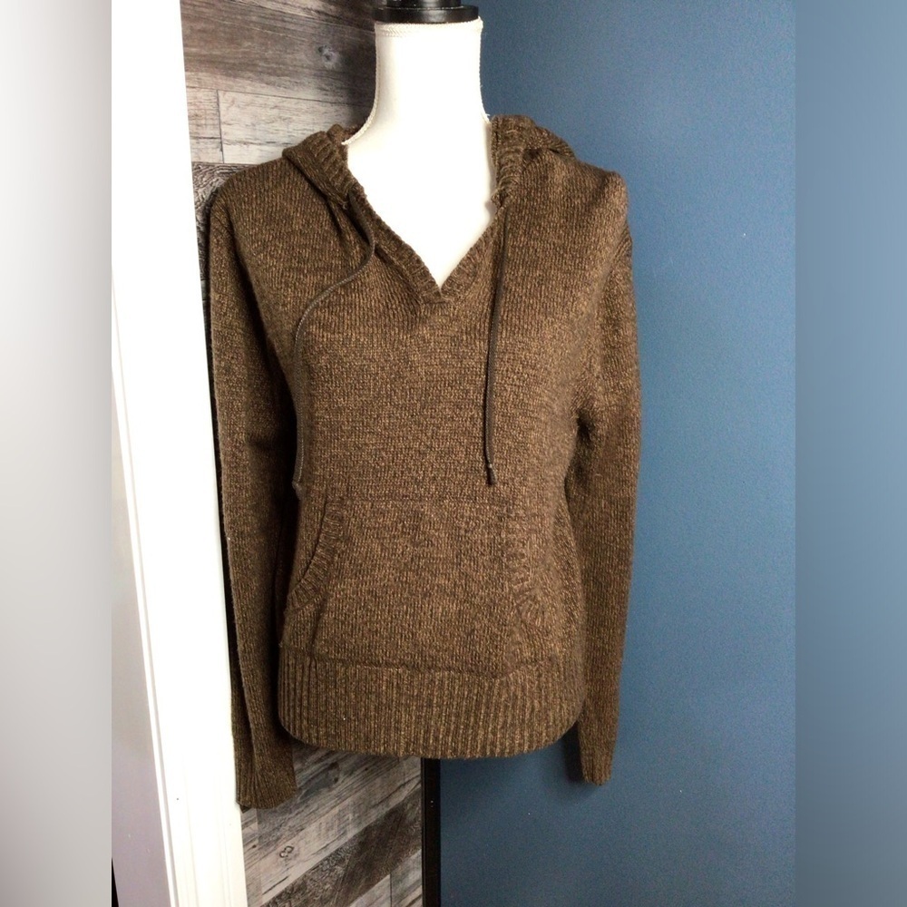 Mountain Lake Brown Knitted Sweater Long Sleeve (6i)